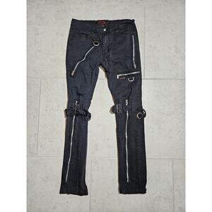 Vtg TRIPP NYC Size 30 Daang Goodman Pants Skinny Bondage Goth Grunge Emo Punk